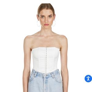 ISO DANIELLE GUIZIO WHITE XS CORSET